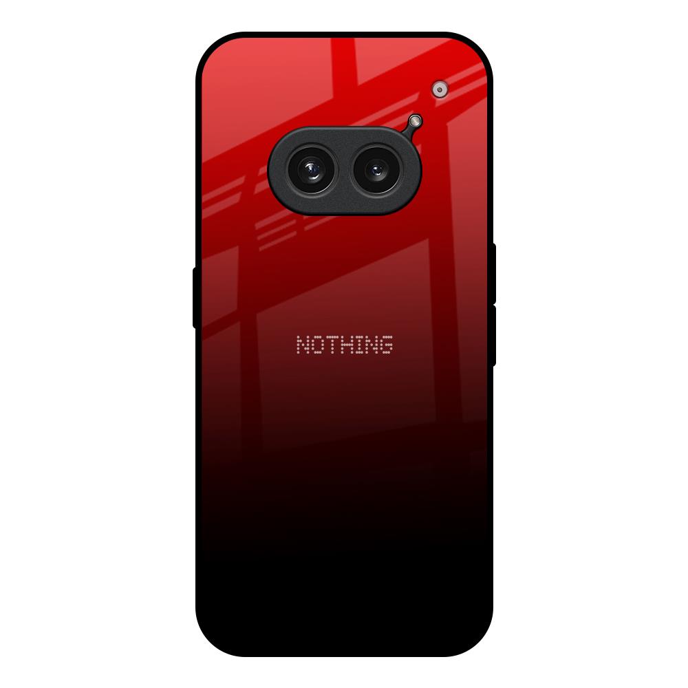 Maroon Faded Nothing Phone 2a Plus Glass Back Cover Online