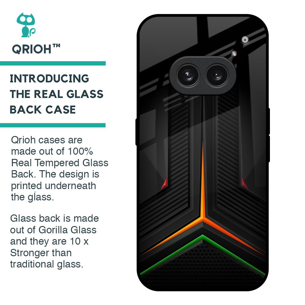 Modern Ultra Chevron Glass Case for Nothing Phone 2a Plus