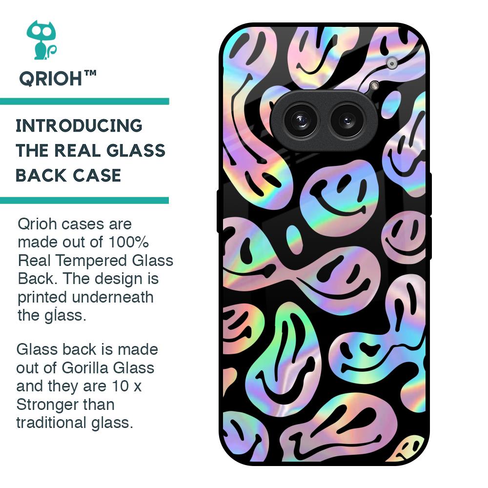 Acid Smile Glass Case for Nothing Phone 2a Plus