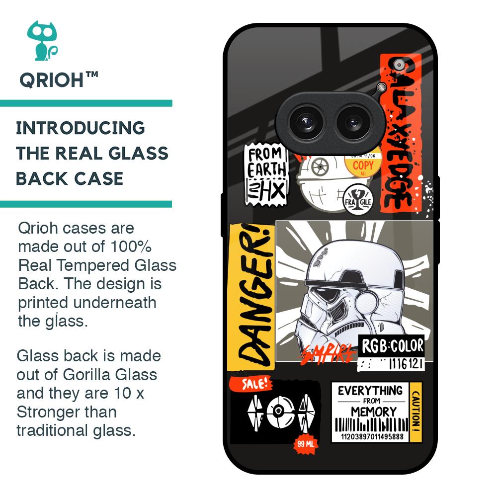 Galaxy Edge Glass Case for Nothing Phone 2a Plus