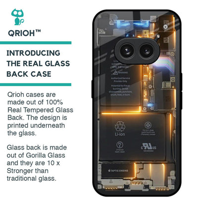 Glow Up Skeleton Glass Case for Nothing Phone 2a Plus