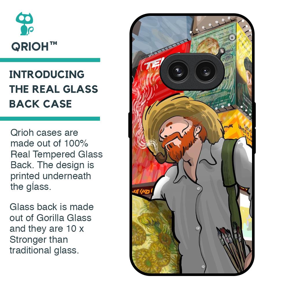 Loving Vincent Glass Case for Nothing Phone 2a Plus