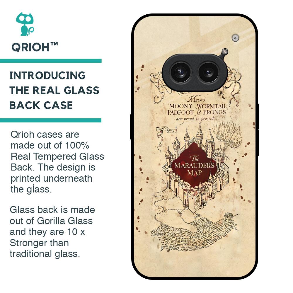 Magical Map Glass Case for Nothing Phone 2a Plus