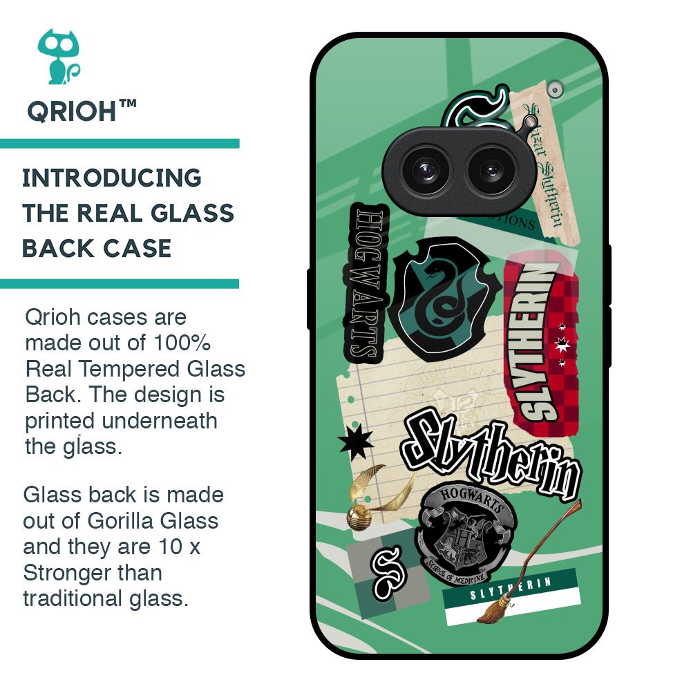 Slytherin Glass Case for Nothing Phone 2a Plus