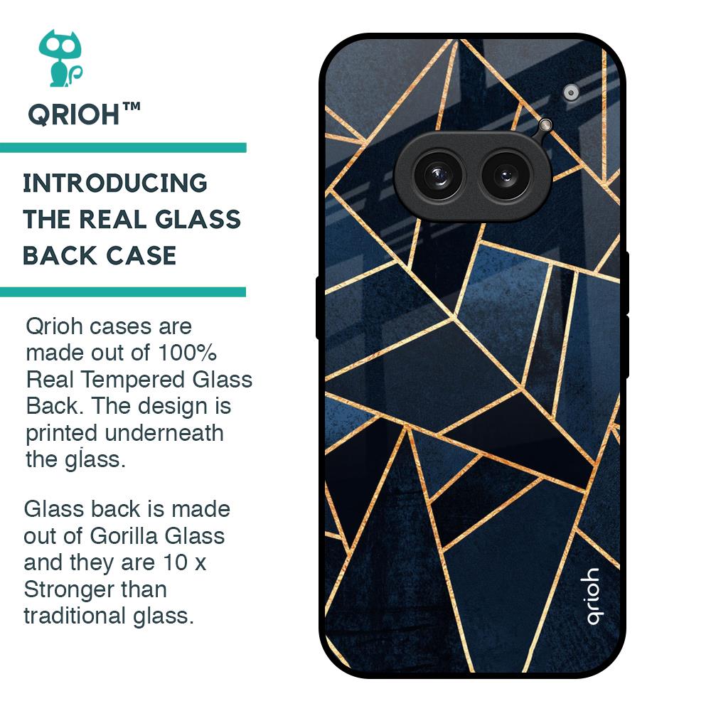 Abstract Tiles Glass Case for Nothing Phone 2a Plus