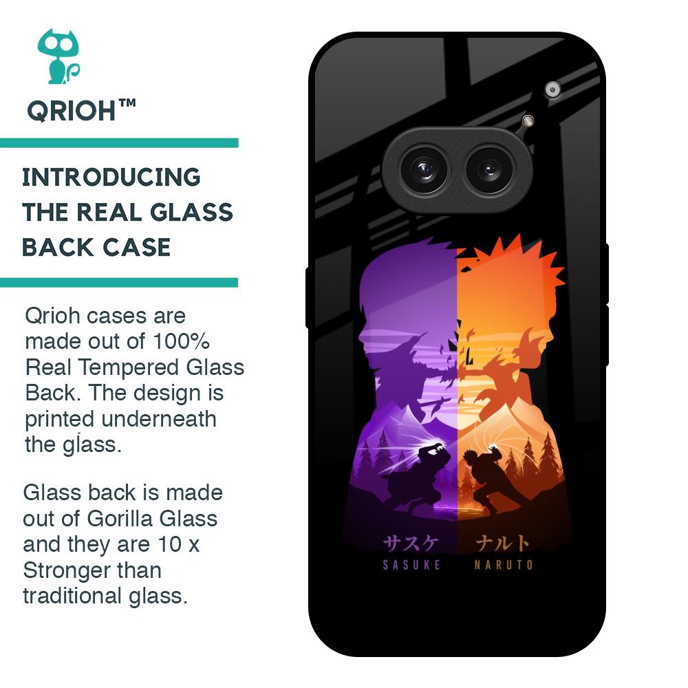 Minimalist Anime Glass Case for Nothing Phone 2a Plus