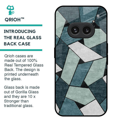 Abstact Tiles Glass Case for Nothing Phone 2a Plus