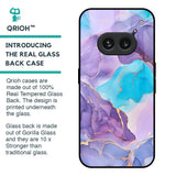 Alcohol ink Marble Glass Case for Nothing Phone 2a Plus