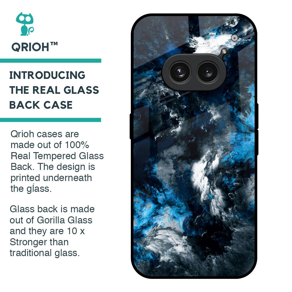 Cloudy Dust Glass Case for Nothing Phone 2a Plus