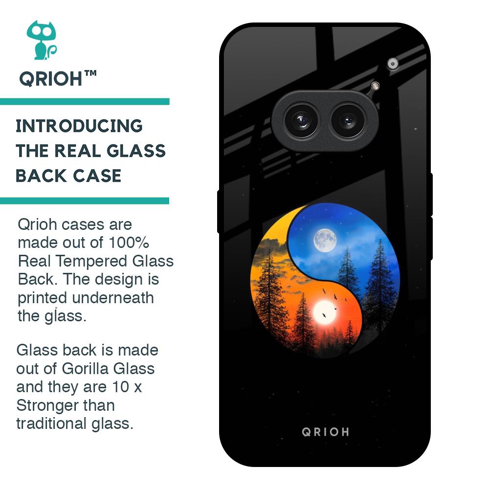 Yin Yang Balance Glass Case for Nothing Phone 2a Plus