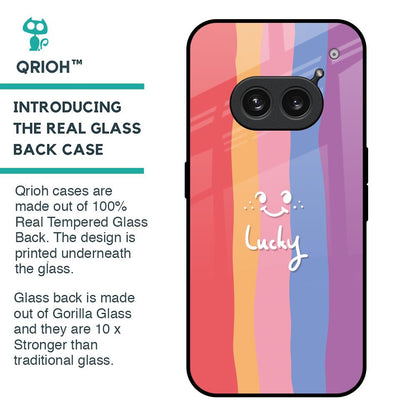 Lucky Abstract Glass Case for Nothing Phone 2a Plus