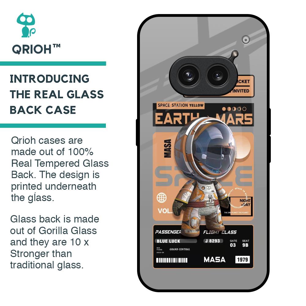 Space Ticket Glass Case for Nothing Phone 2a Plus