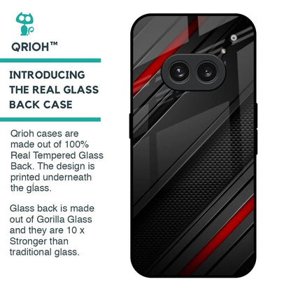 Modern Abstract Glass Case for Nothing Phone 2a Plus