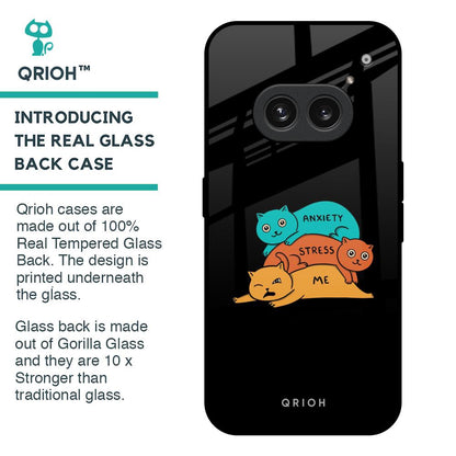 Anxiety Stress Glass Case for Nothing Phone 2a Plus