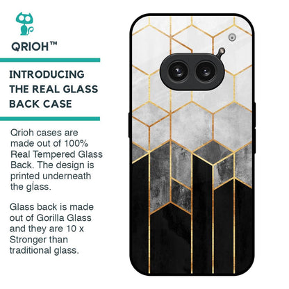 Tricolor Pattern Glass Case for Nothing Phone 2a Plus