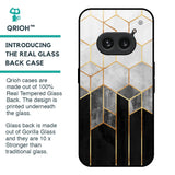 Tricolor Pattern Glass Case for Nothing Phone 2a Plus