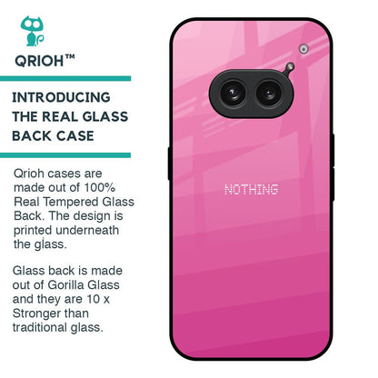 Pink Ribbon Caddy Glass Case for Nothing Phone 2a Plus