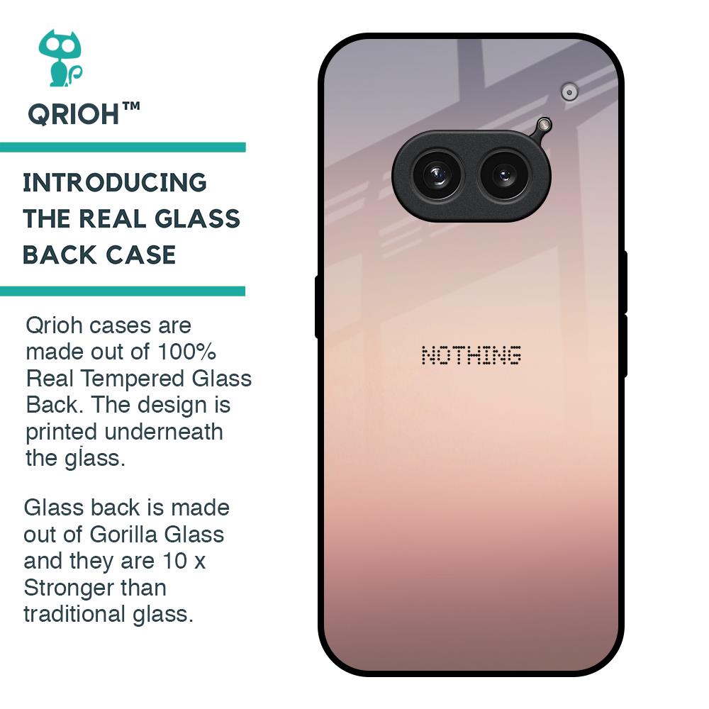 Golden Mauve Glass Case for Nothing Phone 2a Plus