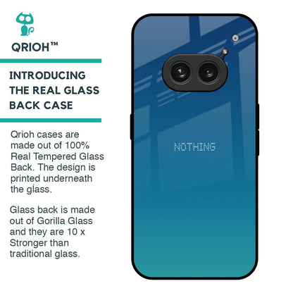Celestial Blue Glass Case For Nothing Phone 2a Plus