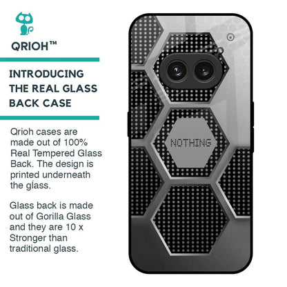 Hexagon Style Glass Case For Nothing Phone 2a Plus
