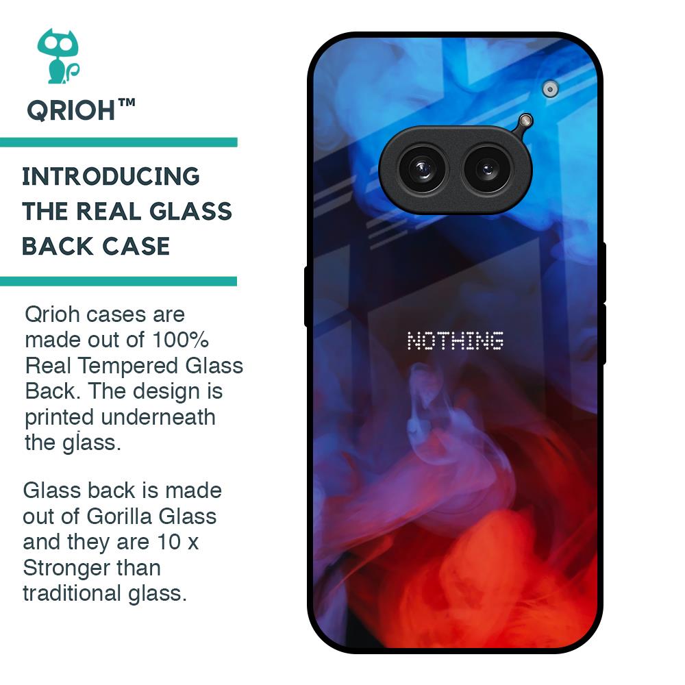 Dim Smoke Glass Case for Nothing Phone 2a Plus