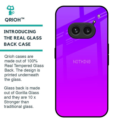 Purple Pink Glass Case for Nothing Phone 2a Plus