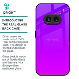 Purple Pink Glass Case for Nothing Phone 2a Plus