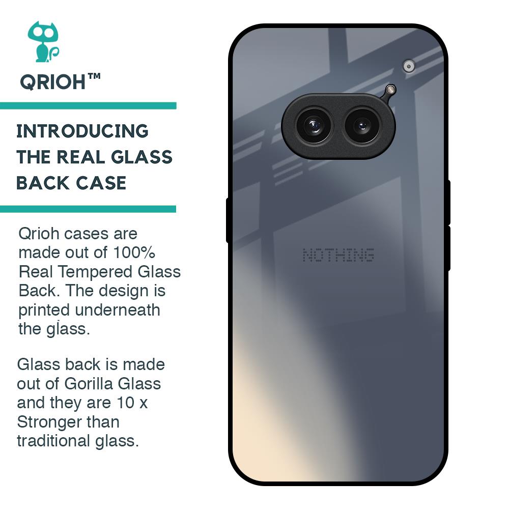 Metallic Gradient Glass Case for Nothing Phone 2a Plus