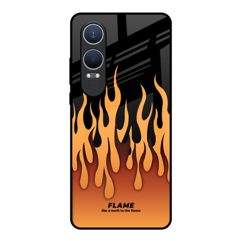 Fire Flame OnePlus Nord CE4 Lite 5G Glass Back Cover Online