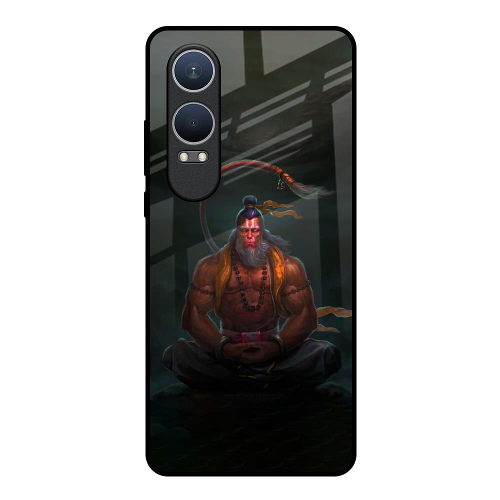 Lord Hanuman Animated OnePlus Nord CE4 Lite 5G Glass Back Cover Online