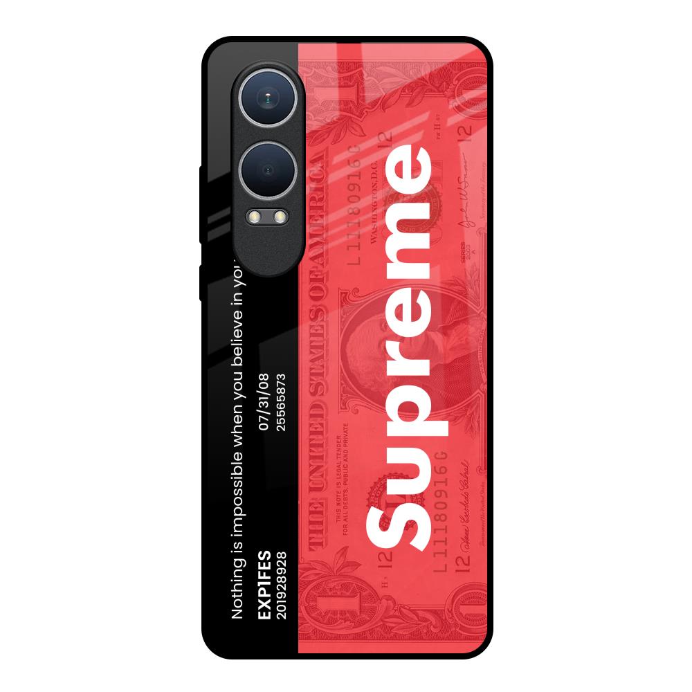 Supreme Ticket OnePlus Nord CE4 Lite 5G Glass Back Cover Online