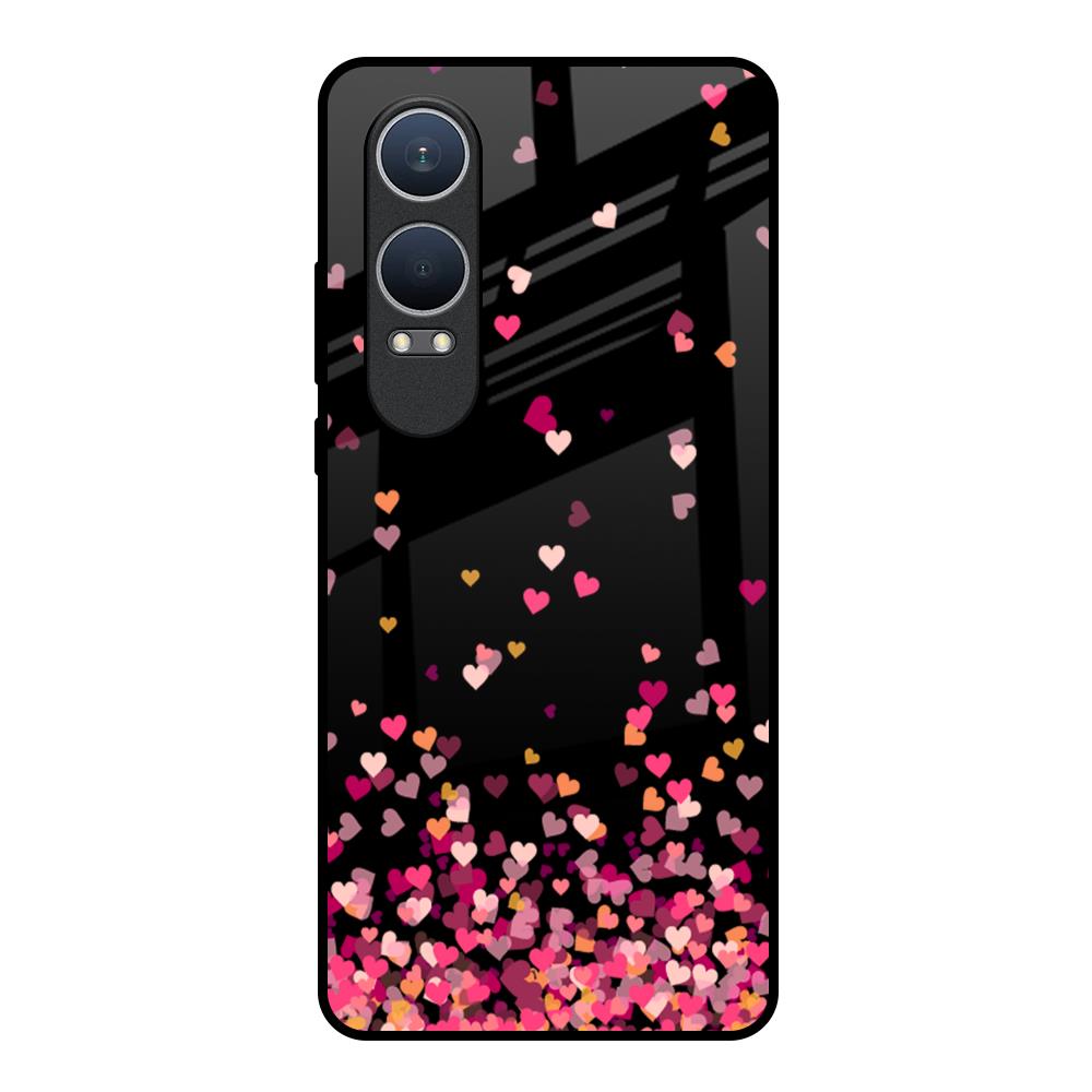 Heart Rain Fall OnePlus Nord CE4 Lite 5G Glass Back Cover Online