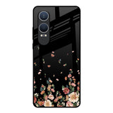 Floating Floral Print OnePlus Nord CE4 Lite 5G Glass Back Cover Online