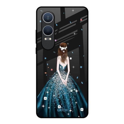 Queen Of Fashion OnePlus Nord CE4 Lite 5G Glass Back Cover Online
