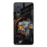 Aggressive Lion OnePlus Nord CE4 Lite 5G Glass Back Cover Online