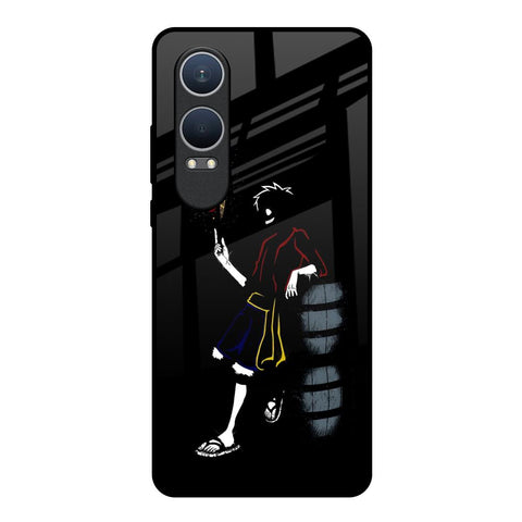 Luffy Line Art OnePlus Nord CE4 Lite 5G Glass Back Cover Online