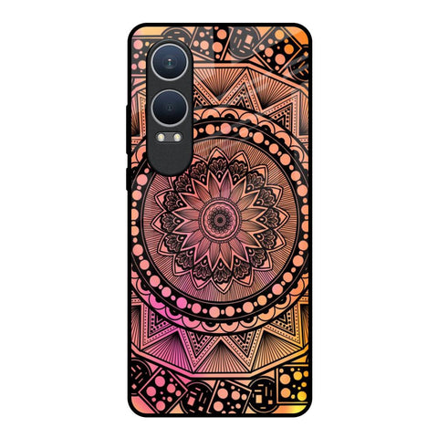 Floral Mandala OnePlus Nord CE4 Lite 5G Glass Back Cover Online
