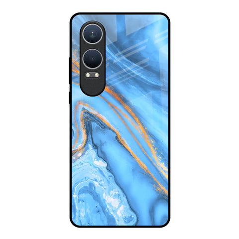 Vibrant Blue Marble OnePlus Nord CE4 Lite 5G Glass Back Cover Online