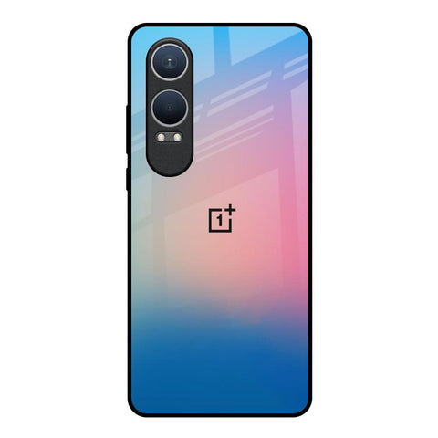 Blue & Pink Ombre OnePlus Nord CE4 Lite 5G Glass Back Cover Online