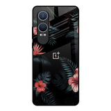 Tropical Art Flower OnePlus Nord CE4 Lite 5G Glass Back Cover Online