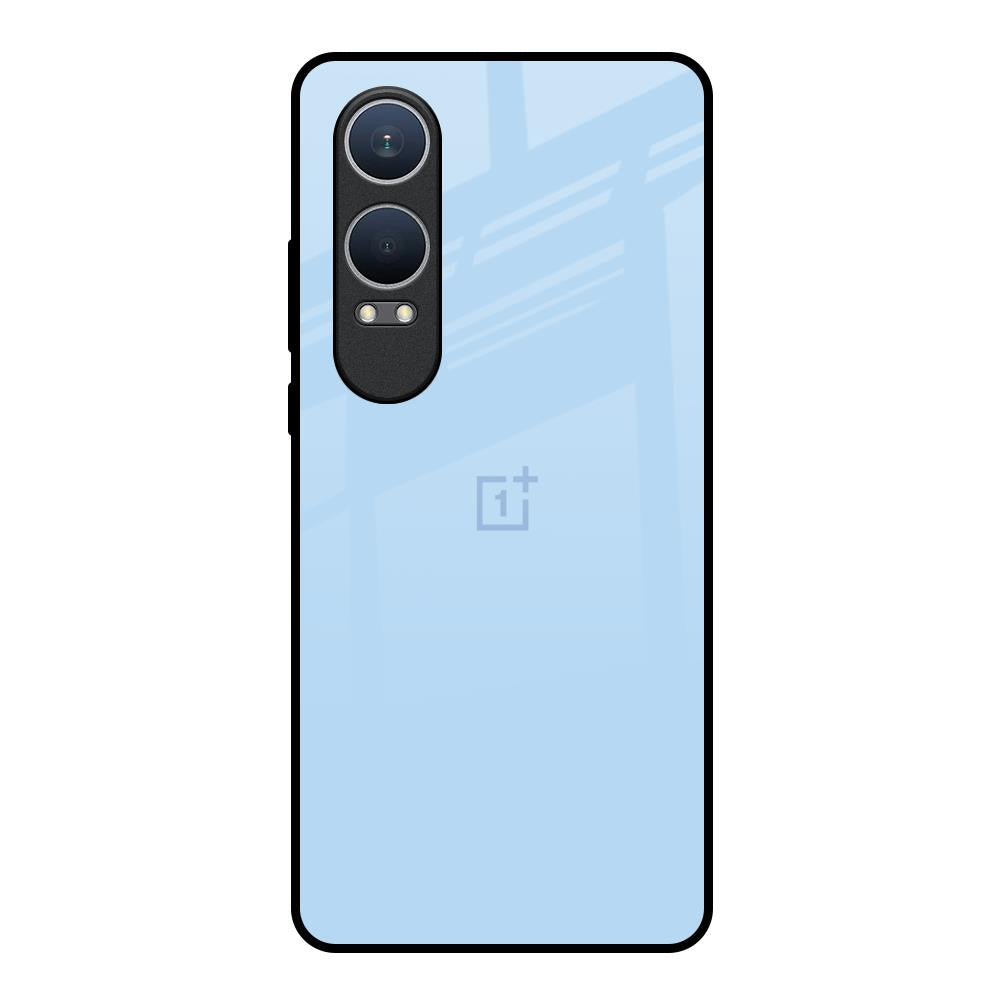 Pastel Sky Blue OnePlus Nord CE4 Lite 5G Glass Back Cover Online