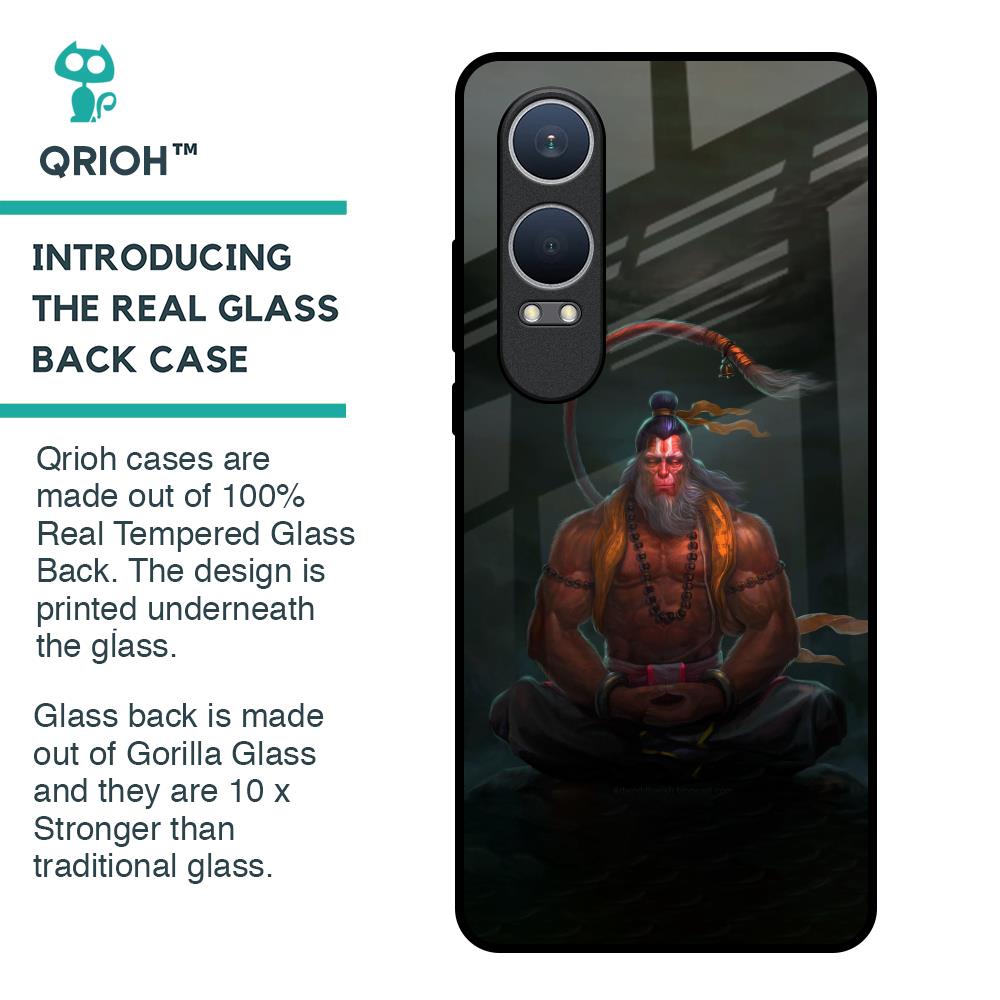 Lord Hanuman Animated Glass Case for OnePlus Nord CE4 Lite 5G