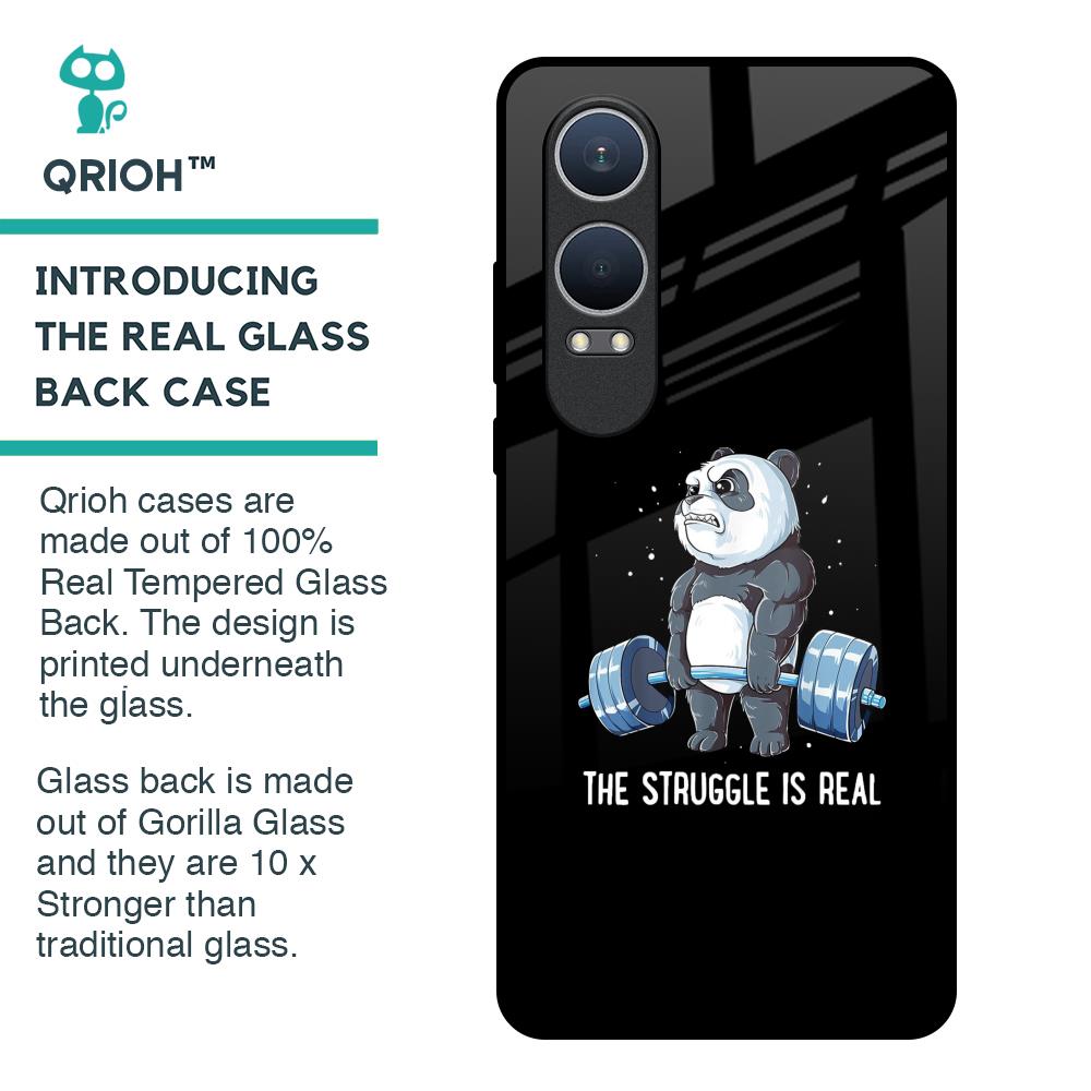 Real Struggle Glass Case for OnePlus Nord CE4 Lite 5G
