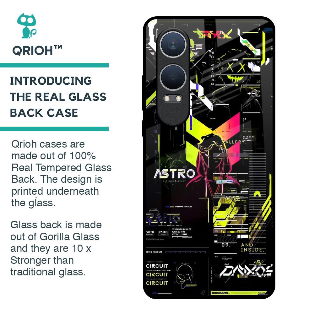 Astro Glitch Glass Case for OnePlus Nord CE4 Lite 5G