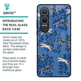 Blue Cheetah Glass Case for OnePlus Nord CE4 Lite 5G