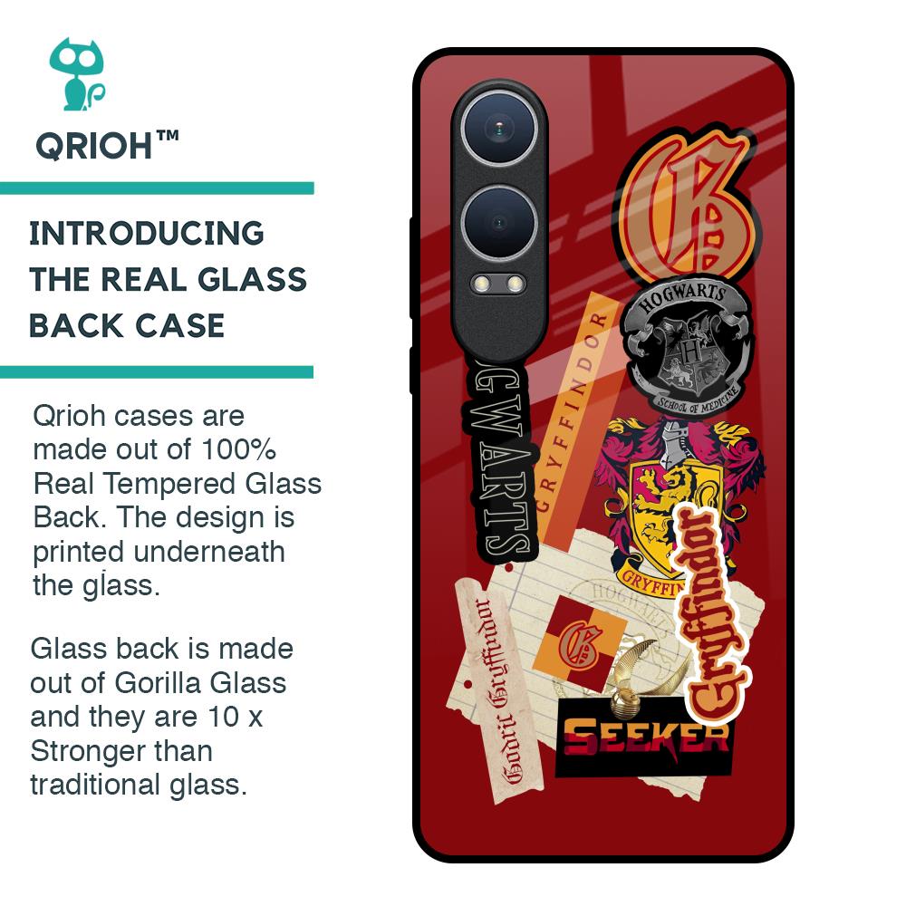 Gryffindor Glass Case for OnePlus Nord CE4 Lite 5G