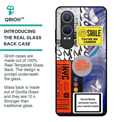 Smile for Camera Glass Case for OnePlus Nord CE4 Lite 5G