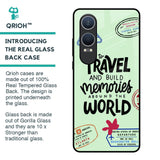 Travel Stamps Glass Case for OnePlus Nord CE4 Lite 5G