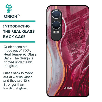 Crimson Ruby Glass Case for OnePlus Nord CE4 Lite 5G