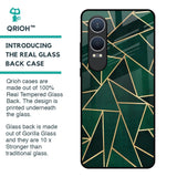 Abstract Green Glass Case For OnePlus Nord CE4 Lite 5G